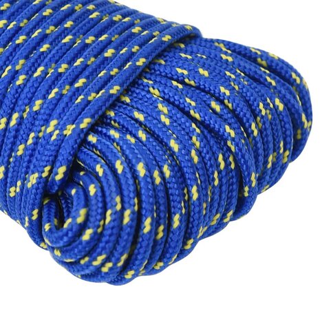 Boottouw 5 mm 50 m polypropyleen blauw 4