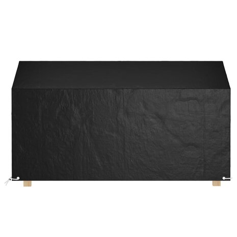 Tuinbankhoezen 2 st 8 oogjes 190x70x70/88 cm polyetheen 2