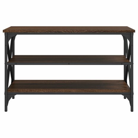 Tv-meubel 80x40x50 cm bewerkt hout bruin eikenkleur 5