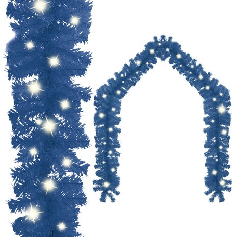 Kerstslinger met LED-lampjes 5 m blauw 1