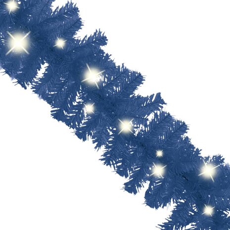 Kerstslinger met LED-lampjes 5 m blauw 3