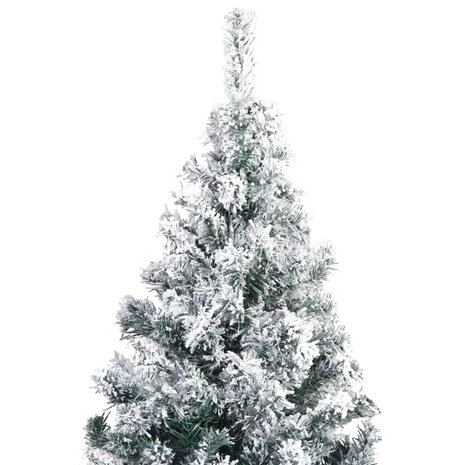 Kunstkerstboom met sneeuw PVC 400 cm groen 5