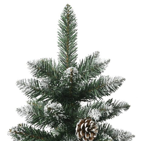 Kunstkerstboom met standaard 120 cm PVC groen 5