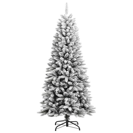 Kunstkerstboom met sneeuw 150 cm PVC en PE 2