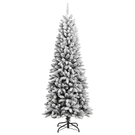 Kunstkerstboom met sneeuw 180 cm PVC en PE 2