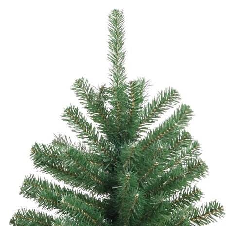 Kunstkerstboom met scharnieren met standaard 120 cm groen 5