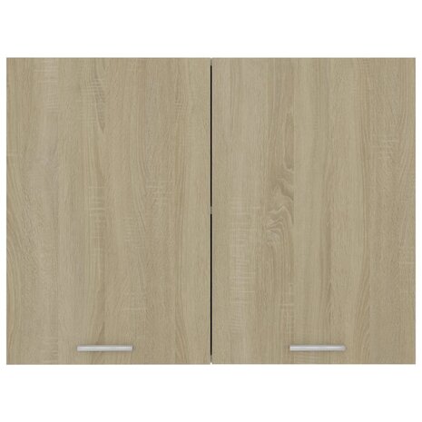 Hangkast 80x31x60 cm bewerkt hout sonoma eikenkleurig 6