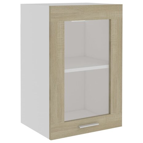 Hangkast 40x31x60 cm bewerkt hout sonoma eikenkleurig 2