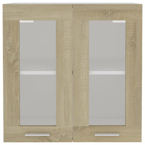 Hangkast 60x31x60 cm bewerkt hout sonoma eikenkleurig 6