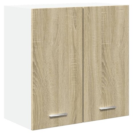 Hangkast 60x31x60 cm bewerkt hout sonoma eikenkleurig 2