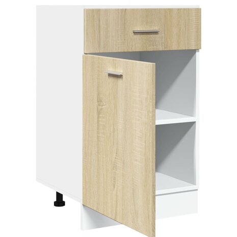 Onderkast met lade 50x46x81,5 cm spaanplaat sonoma eikenkleurig 6