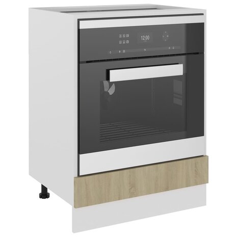 Ovenkast 60x46x81,5 cm bewerkt hout sonoma eikenkleurig 3