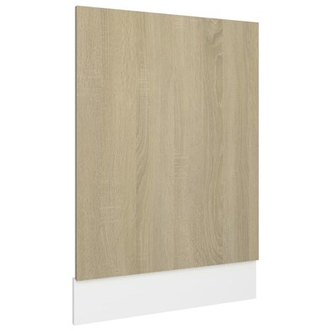 Vaatwasserpaneel 45x3x67 cm bewerkt hout sonoma eikenkleurig 2