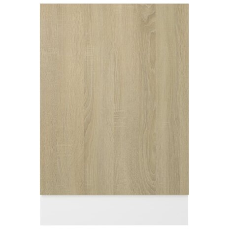 Vaatwasserpaneel 45x3x67 cm bewerkt hout sonoma eikenkleurig 4