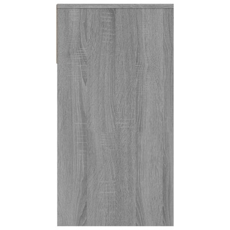 Wandtafel 100x39x75 cm bewerkt hout grijs sonoma eikenkleurig 8