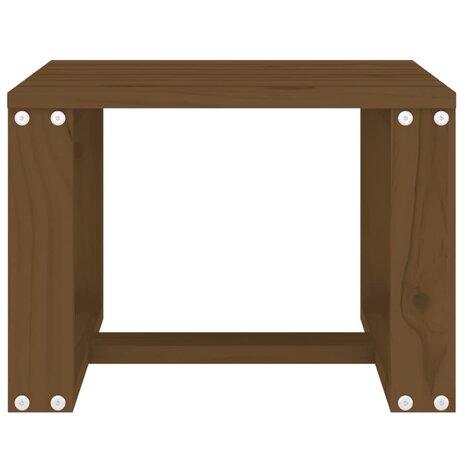 Tuinbijzettafel 40x38x28,5 cm massief grenenhout honingbruin 3