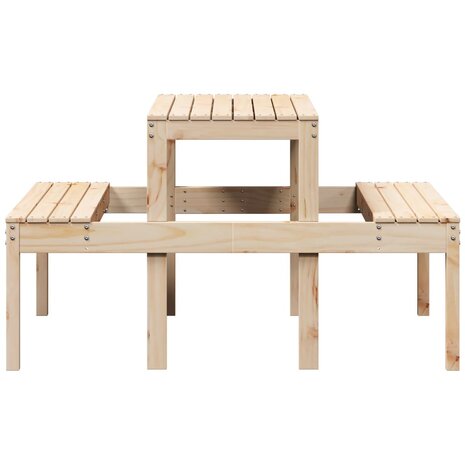 Picknicktafel 110x134x75 cm massief grenenhout 5