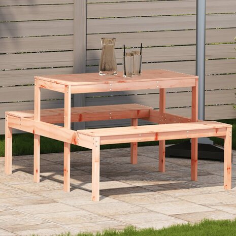 Picknicktafel 110x134x75 cm massief douglashout 1