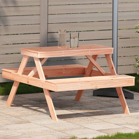 Picknicktafel 105x134x75 cm massief douglashout 1