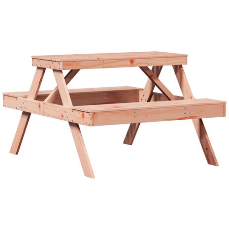 Picknicktafel 105x134x75 cm massief douglashout 2