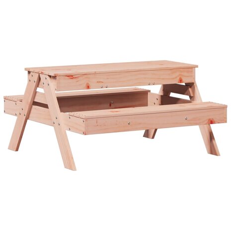 Picknicktafel met zandbak voor kinderen massief douglashout 7