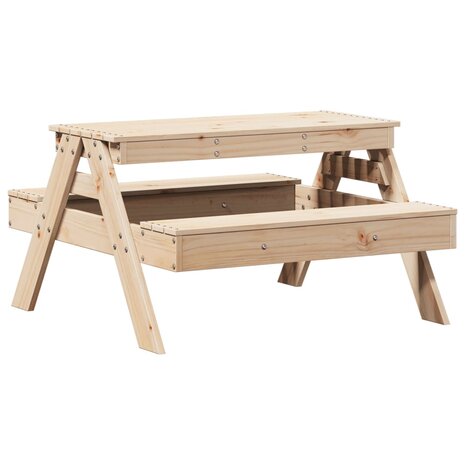 Picknicktafel voor kinderen 88x97x52 cm massief grenenhout 2