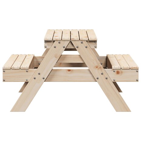 Picknicktafel voor kinderen 88x97x52 cm massief grenenhout 5