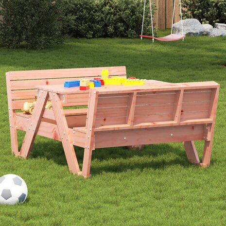 Picknicktafel voor kinderen 88x122x58 cm massief douglashout 1