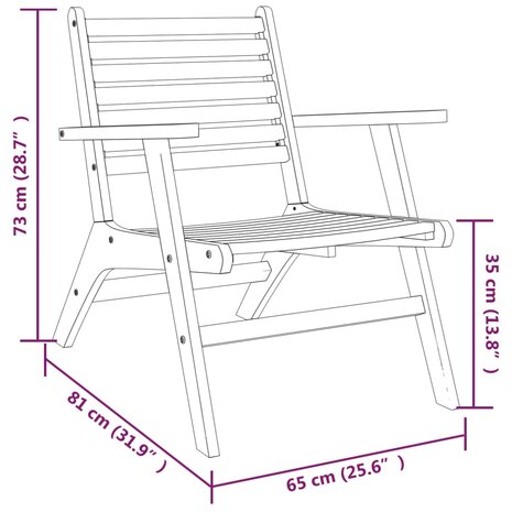 Tuinstoelen 2 st massief acaciahout 8