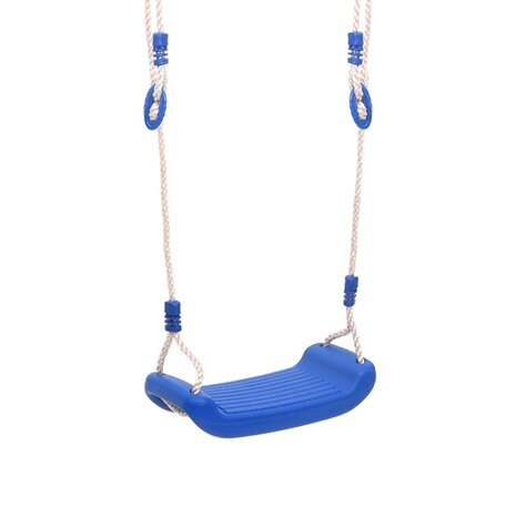 Schommelset met 2 zitjes 38x16 cm polyetheen blauw 4