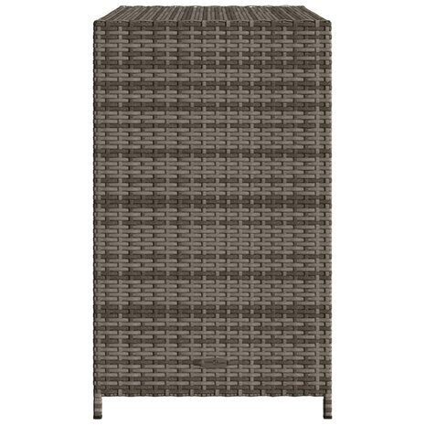 Tuinkast 83x45x76 cm poly rattan grijs 8