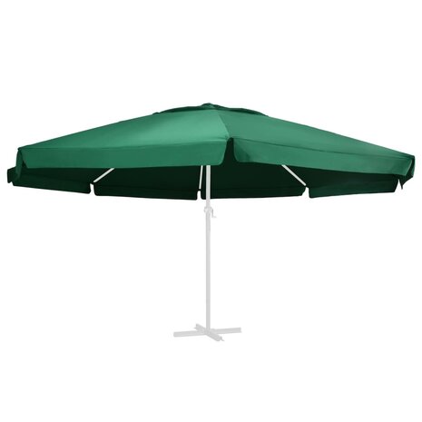 Vervangingsdoek voor parasol 600 cm groen 1