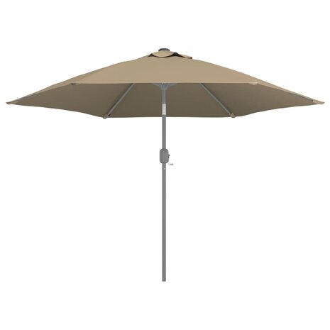 Vervangingsdoek voor parasol 300 cm taupe 4