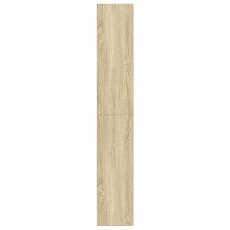 Boekenkast 57x28,5x174 cm bewerkt hout sonoma eikenkleurig 5