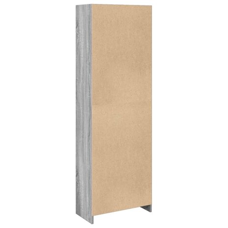 Boekenkast 57x28,5x174 cm bewerkt hout grijs sonoma 6