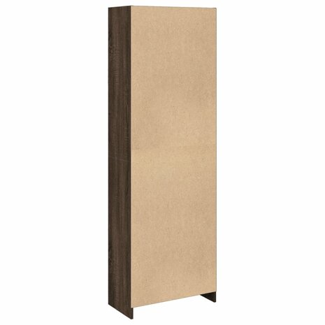 Boekenkast 57x28,5x174 cm bewerkt hout bruin eikenkleurig 6