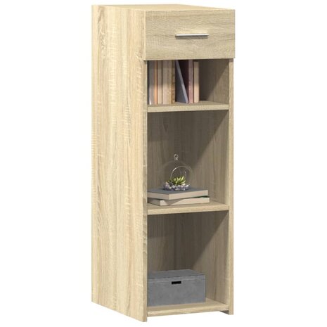 Dressoir 30x42,5x93 cm bewerkt hout sonoma eikenkleurig 3