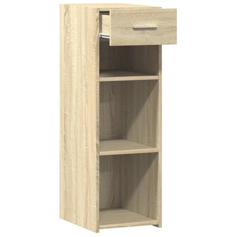 Dressoir 30x42,5x93 cm bewerkt hout sonoma eikenkleurig 7