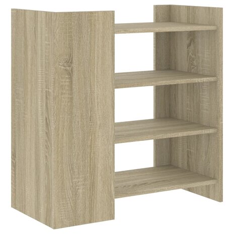 Dressoir 73,5x35x75 cm bewerkt hout sonoma eikenkleurig 6