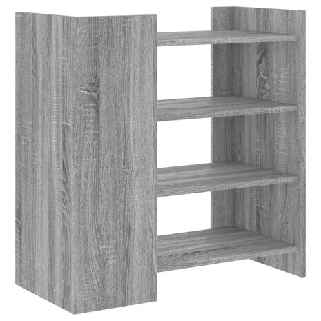 Dressoir 73,5x35x75 cm bewerkt hout grijs sonoma eikenkleurig 6