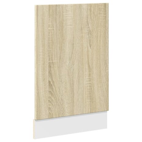 Frontpaneel vaatwasser 45x3x67 cm bewerkt hout sonoma eiken 2