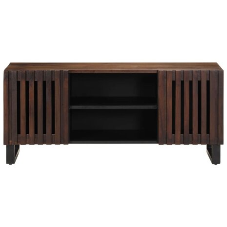 Tv-meubel 105x34x46 cm massief mangohout bruin 2