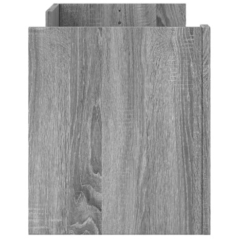 Tv-meubel 100x35x40 cm bewerkt hout grijs sonoma eikenkleurig 5