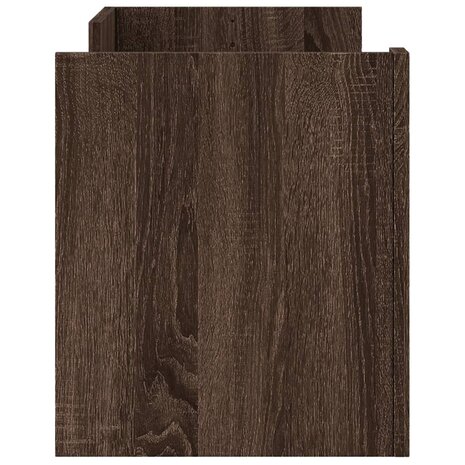 Tv-meubel 100x35x40 cm bewerkt hout bruin eikenkleur 5