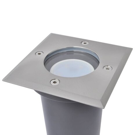 LED-Grondspots buiten 3 stuks vierkant 3