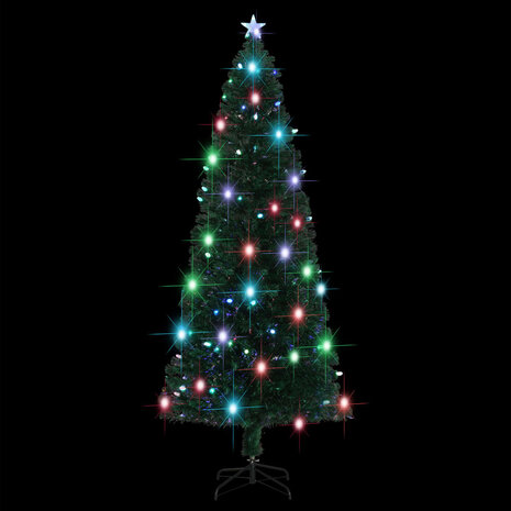 Kerstboom met LED en standaard 240 cm glasvezel 4