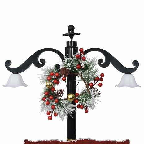 Kerstboom sneeuwend met paraplubasis 170 cm PVC blauw 4