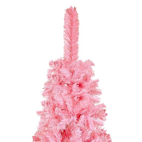 Kerstboom smal 120 cm roze  3