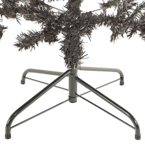 Kerstboom smal 180 cm zwart  3