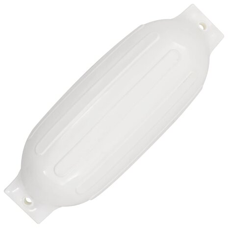 Bootstootkussens 2 st 69x21,5 cm PVC wit 2